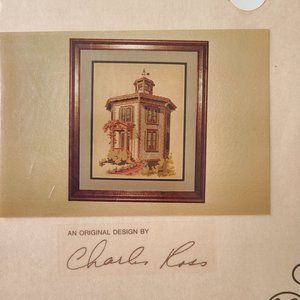 5/$12 Octagon House Cross Stitch Pattern Attic Designs Charles Ross Victorian
